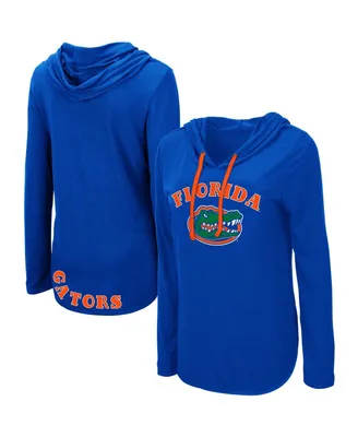 Women's Royal Florida Gators My Lover Long Sleeve Hoodie T-shirt