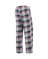 Women's Navy, Red New England Patriots Accolade Flannel Pants