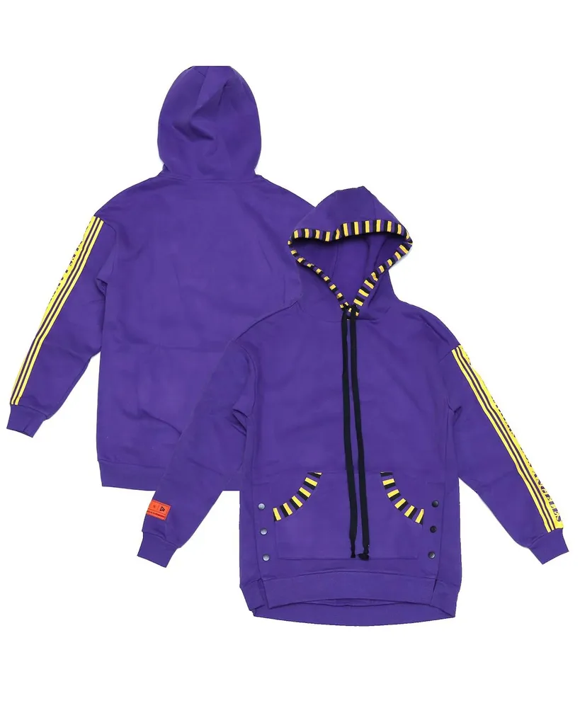 Women's Jordan Brand Purple Los Angeles Lakers Courtside Statement Edition Pullover Hoodie Size: Large