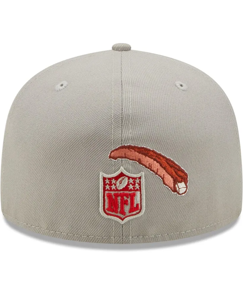 Men's Gray Kansas City Chiefs Describe 59FIFTY Fitted Hat