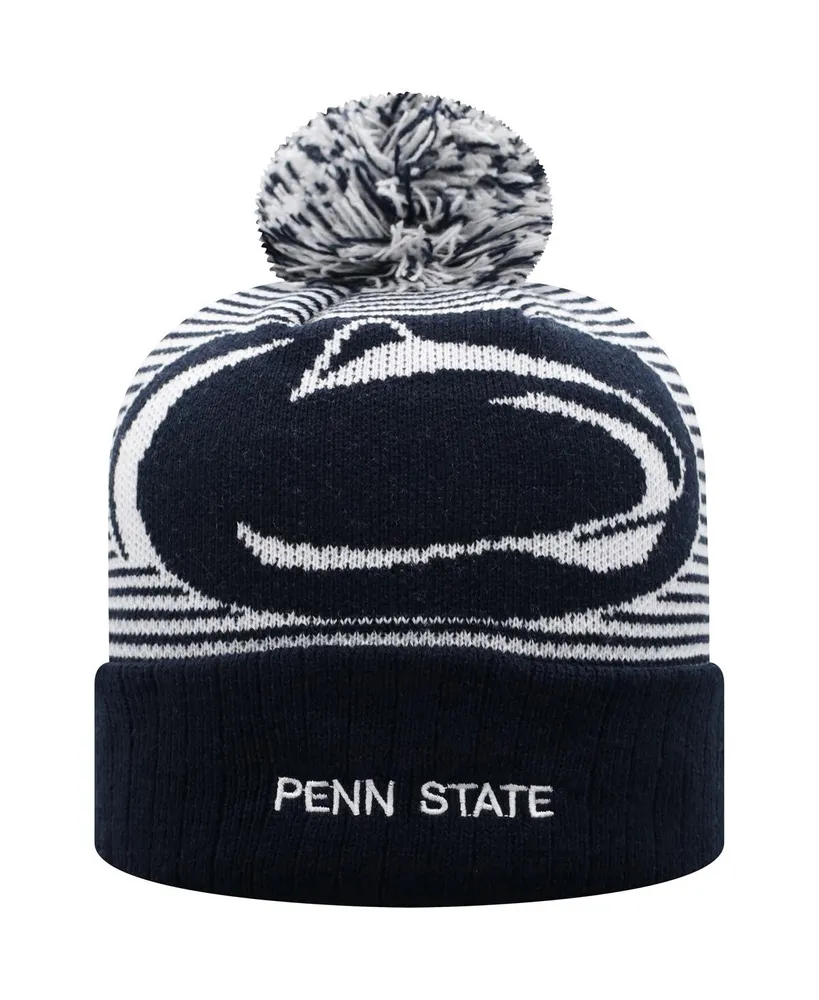 Men's '47 Navy Dallas Cowboys State Line Cuffed Knit Hat with Pom