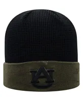 Men's Olive and Black Auburn Tigers Oht Military-Inspired Appreciation Skully Cuffed Knit Hat