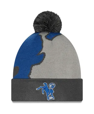 Men's Graphite Indianapolis Colts Logo Whiz Redux Cuffed Knit Hat