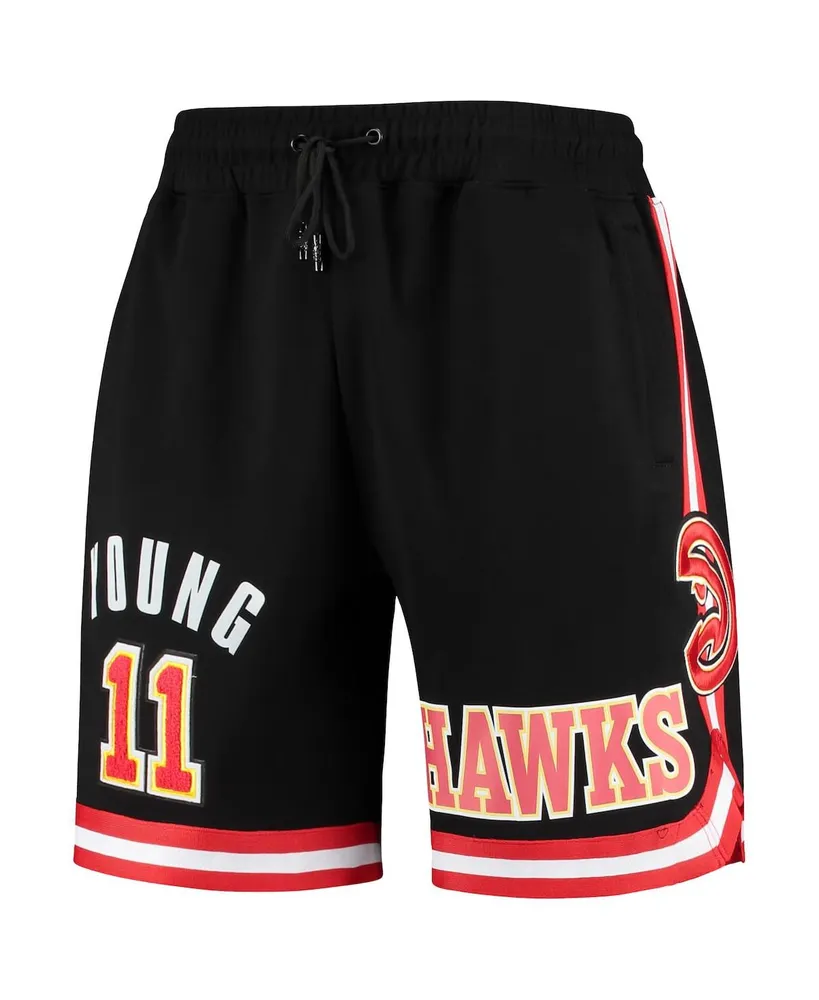 Men's Trae Young Black Atlanta Hawks Historic Logo Player Shorts