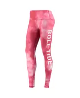 Women's Crimson Alabama Crimson Tide Cloud Dye Mist Leggings