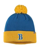 Men's Blue and Gold Ucla Bruins Core 2-Tone Cuffed Knit Hat with Pom