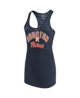 Women's Soft As A Grape Navy Houston Astros Multicount Racerback Tank Top