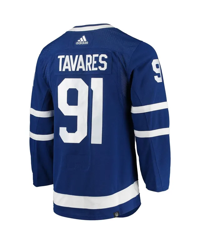Adidas Toronto Maple Leafs No91 John Tavares White Road Authentic Stitched Youth NHL Jersey