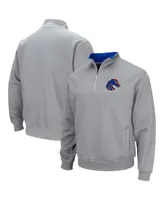 Men's Colosseum Boise State Broncos Tortugas Team Logo Quarter-Zip Jacket