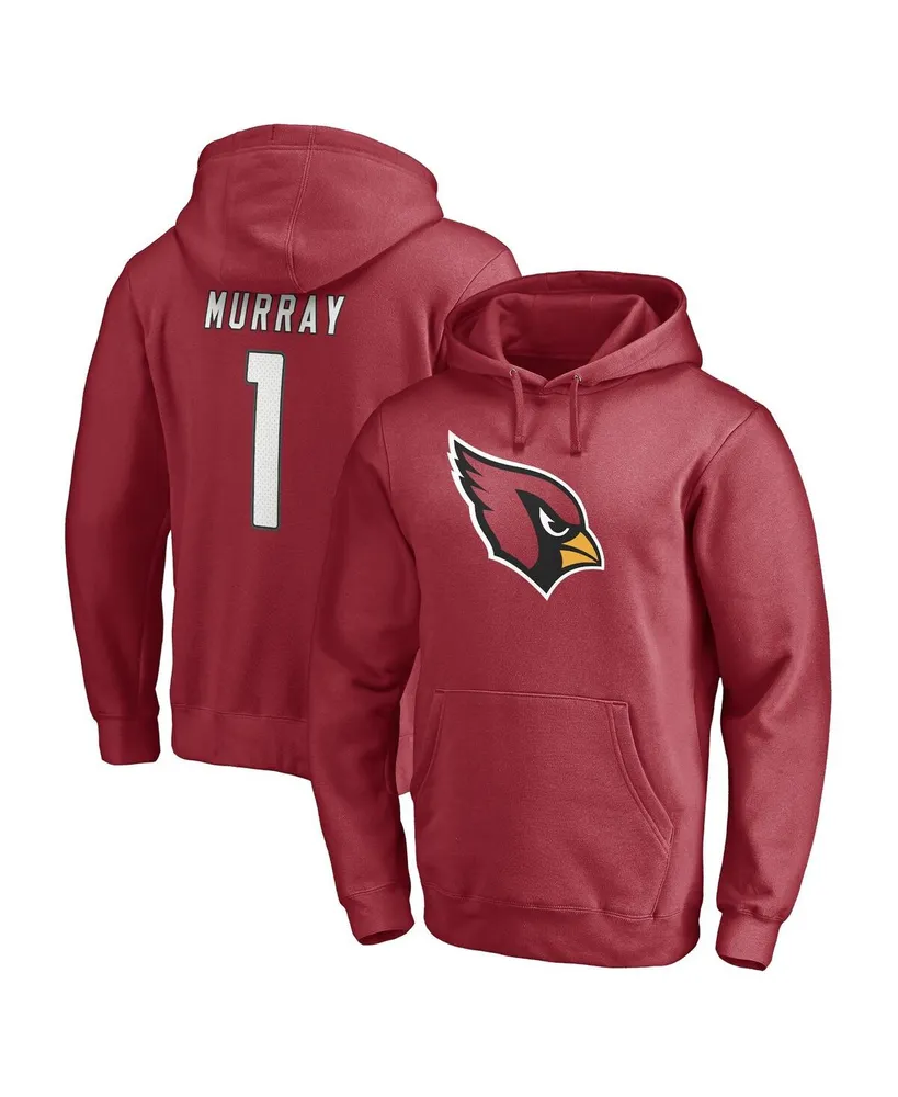 Men's Fanatics Kyler Murray Cardinal Arizona Cardinals Player Icon Name and Number Pullover Hoodie