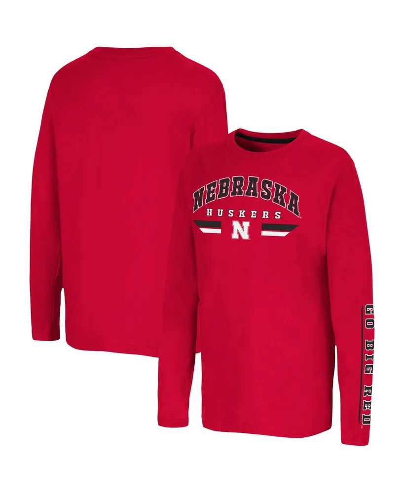 Women's Colosseum Scarlet Nebraska Huskers Tunic Pullover