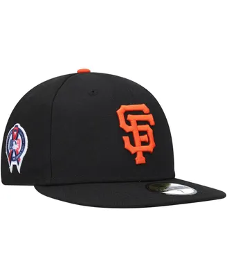 Men's New Era Black San Francisco Giants 9/11 Memorial Side Patch 59Fifty Fitted Hat