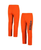 Men's Colosseum Orange Syracuse Fleece Pants