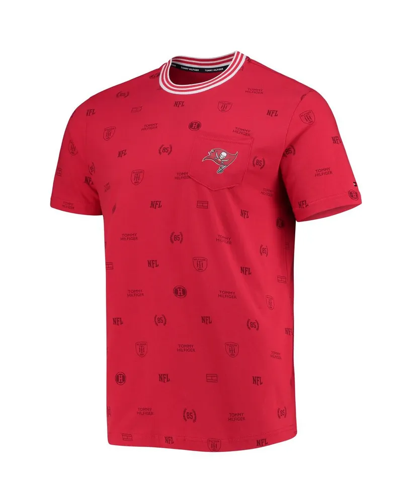 Men's Tommy Hilfiger Red Tampa Bay Buccaneers Essential Pocket T-shirt