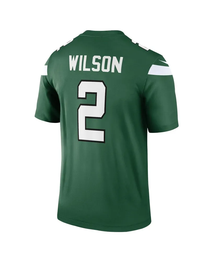 Men's Nike Zach Wilson Gotham Green New York Jets Legend Jersey