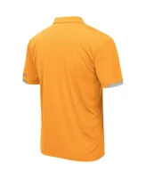 Men's Colosseum Tennessee Orange Volunteers Logo Santry Polo Shirt