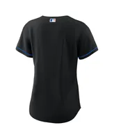 Women's Nike Black New York Mets 2022 Alternate Replica Team Jersey