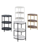 Renton 3-Tier Oval Table