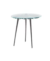 Aluminum Modern Accent Table