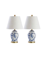 Penelope Chinoiserie Table Lamp, Set of 2