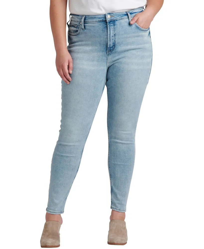 Silver Jeans Co. Women's Infinite Fit One Fits Four High Rise Skinny