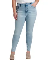 Silver Jeans Co. Women's Infinite Fit One Fits Four High Rise Skinny