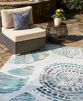 Bayshore Home Outdoor Shore Bodrum 5'3" x 8' Area Rug