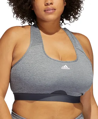 Adidas Plus Size Powerreact Training Medium-Support Bra