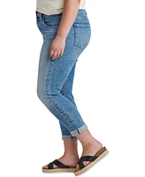 Plus Size Carter Mid Rise Girlfriend Jeans