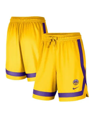 Women's Nike Yellow Los Angeles Sparks Practice Shorts