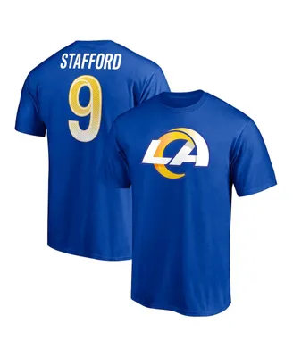 Men's Fanatics Matthew Stafford Royal Los Angeles Rams Player Icon T-shirt