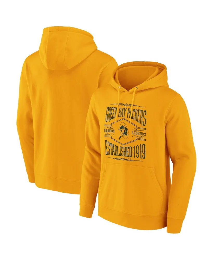 Men's Fanatics Green Bay Packers Colorblock Fleece Hoodie