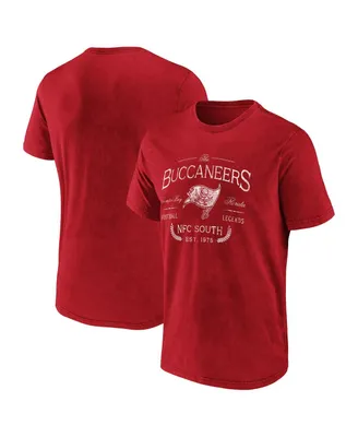 Men's Nfl x Darius Rucker Collection by Fanatics Red Tampa Bay Buccaneers T-shirt