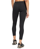 Reebok Women's Mid-rise Full Length Small Logo Leggings