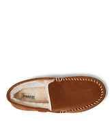 Dearfoams Men's Fireside By Gold Coast Genuine Shearling Mule House Shoe Slipper