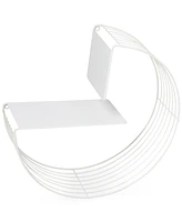 Honey Can Do Floating Circular Decorative Metal Wall Shelf