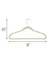 Honey Can Do 20-Pc. Velvet Touch Suit Hangers