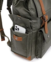 Tsd Brand Urban Light Traveller Canvas Backpack