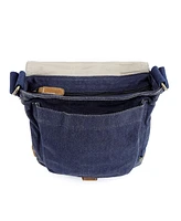 Tsd Brand Atona Classic Flap Canvas Crossbody Bag