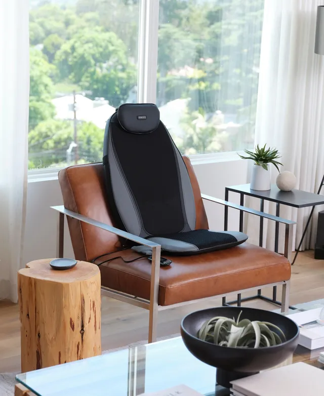 Homedics 2-in-1 Shiatsu Massaging Seat Topper with Removable Massage Pillow  and Heat - Macy's