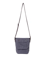 Tsd Brand Spring Palm Canvas Crossbody Bag