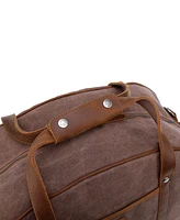 Tsd Brand Stone Creek Waxed Canvas Travel Bag