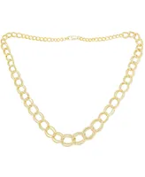 Diamond Accent Graduated Chain Necklace