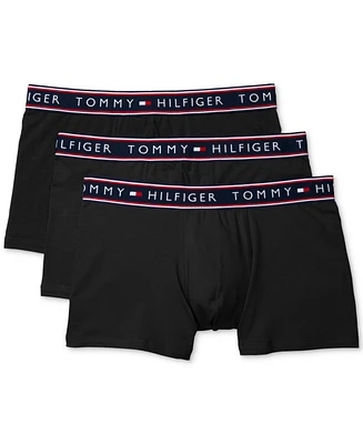 Tommy Hilfiger Men's 3-Pack Moisture Wicking Cotton Stretch Trunks