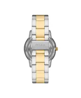 Fossil Men's Neutra Two-Tone Stainless Steel Bracelet Watch 42mm - Two