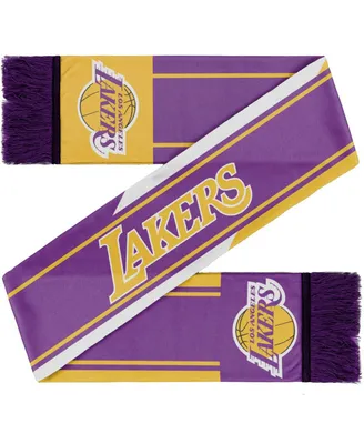 Women's Foco Los Angeles Lakers Color Wave Wordmark Scarf