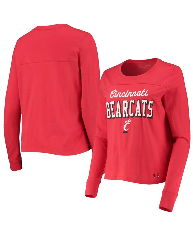 Women's Under Armour Red Cincinnati Bearcats Cincy Long Sleeve T-shirt