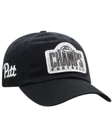 Men's Top of the World Black Pitt Panthers 2021 Acc Football Conference Champions Locker Room Crew Adjustable Hat