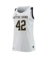 Women's Under Armour White Notre Dame Fighting Irish Replica Swingman Basketball Jersey