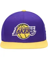 Men's Mitchell & Ness Purple Los Angeles Lakers Area Code Snapback Hat